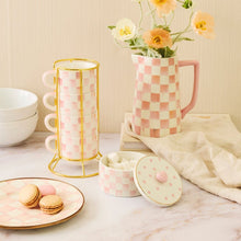 Cargar imagen en el visor de la galería, Rosy Check Cappuccino Cup Tower