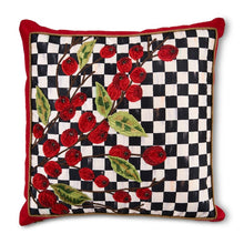 Cargar imagen en el visor de la galería, Courtly Check Holly Throw Pillow