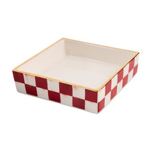 Cargar imagen en el visor de la galería, Cherry Check Cocktail Napkin Holder