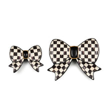 Cargar imagen en el visor de la galería, Courtly Check Bow Trinket Dishes, Set of 2