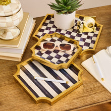 Cargar imagen en el visor de la galería, Courtly Stackable Trinket Trays, Set of 3