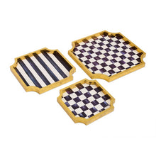 Cargar imagen en el visor de la galería, Courtly Stackable Trinket Trays, Set of 3