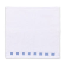 Cargar imagen en el visor de la galería, Washcloth with French Blue Check Border