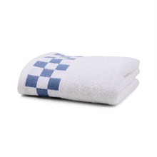 Cargar imagen en el visor de la galería, Hand Towel with French Blue Check Border