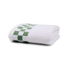 Cargar imagen en el visor de la galería, Hand Towel with Sage Green Check Border