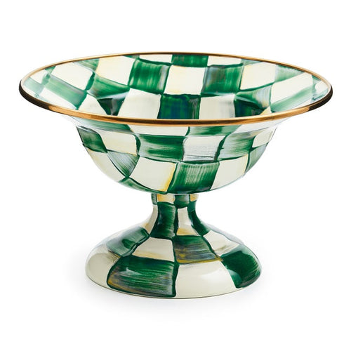 Emerald Check Small Compote