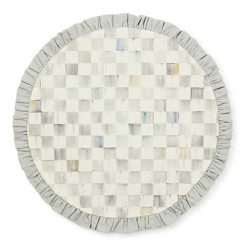Sterling Check Round Placemat