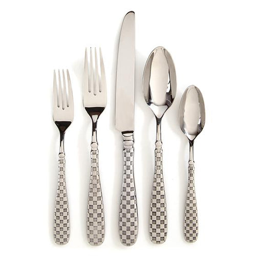 Check Flatware - 5 Piece Place Setting