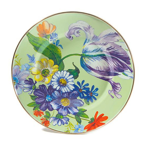 Flower Market Dinner Plate - Green