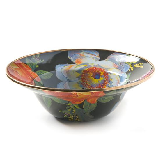 Flower Market Breakfast Bowl - Black