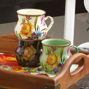 Flower Market Mug - White