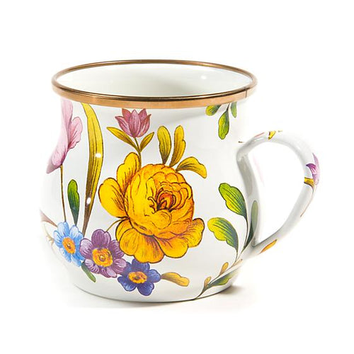 Flower Market Mug - White