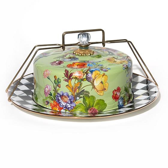 Flower Market Cake Carrier - Green
