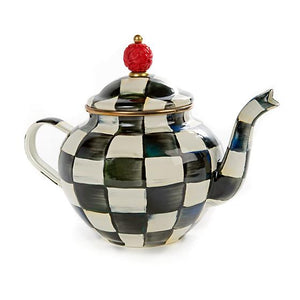 Courtly Check Enamel Teapot - 4 Cup