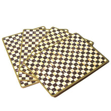 Cargar imagen en el visor de la galería, Courtly Check Cork Back Placemats - Set of 4