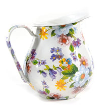 Cargar imagen en el visor de la galería, Flower Market Pitcher - White