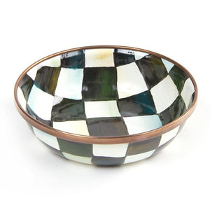 Courtly Check Enamel Relish Dish