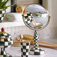 Cargar imagen en el visor de la galería, Courtly Check Enamel Vanity Mirror