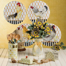 Cargar imagen en el visor de la galería, Parchment Check Wood Paper Towel Holder