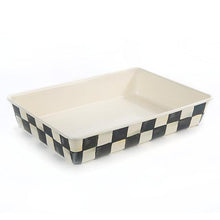 Cargar imagen en el visor de la galería, Courtly Check Enamel Baking Pan - 9&quot; x 13&quot;
