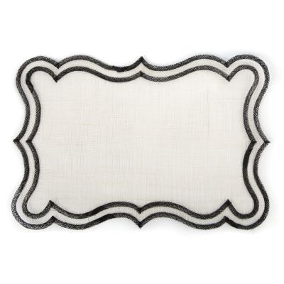 Scroll Placemat - Black