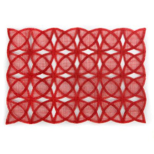 Petals Placemat - Scarlet