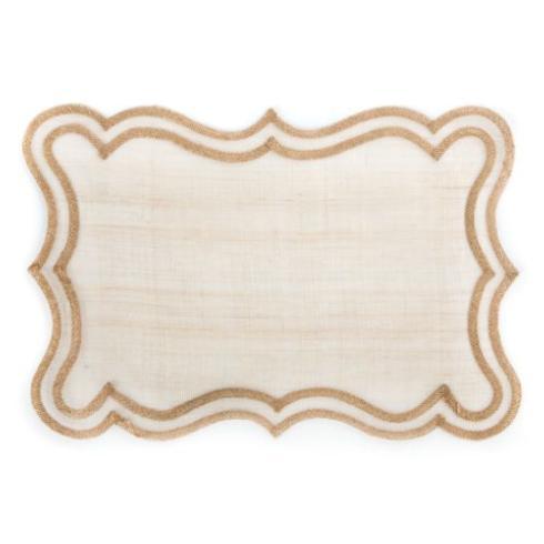 Scroll Placemat - Gold