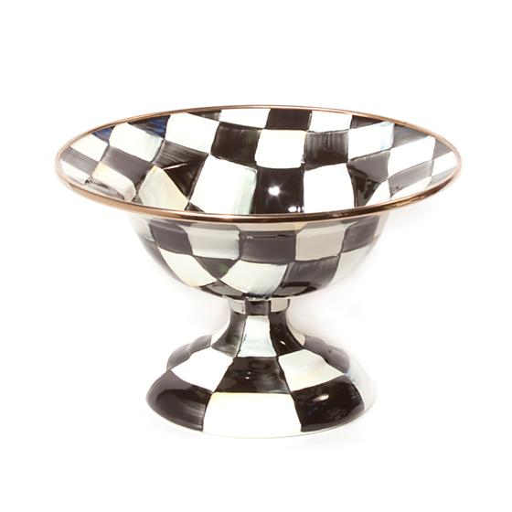 Courtly Check Enamel Compote - Small