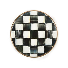 Cargar imagen en el visor de la galería, Courtly Check Enamel Canape Plates - Set of 4