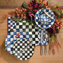 Cargar imagen en el visor de la galería, Royal Check Cork Back Placemats - Set of 4