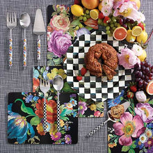 Cargar imagen en el visor de la galería, Supper Club Salad Serving Set - Courtly Check