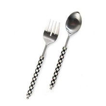 Cargar imagen en el visor de la galería, Supper Club Salad Serving Set - Courtly Check