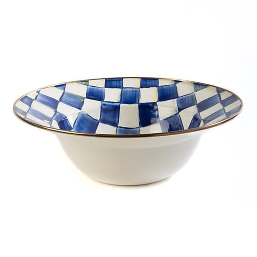 Royal Check Serving Bowl