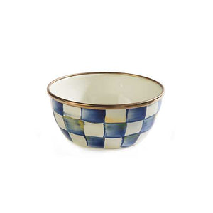 Royal Check Enamel Pinch Bowl