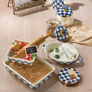 Royal Check Oval Gratin - Medium