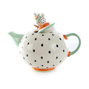 Patience Brewster Speckled Chicken Teapot