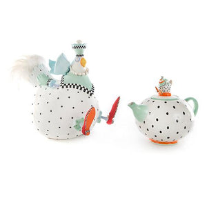 Patience Brewster Speckled Chicken Teapot