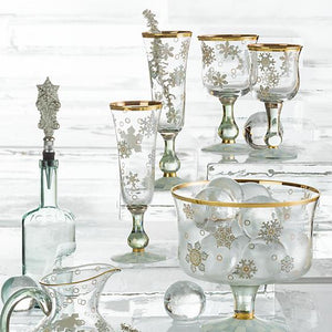 Snowfall Champagne Flute