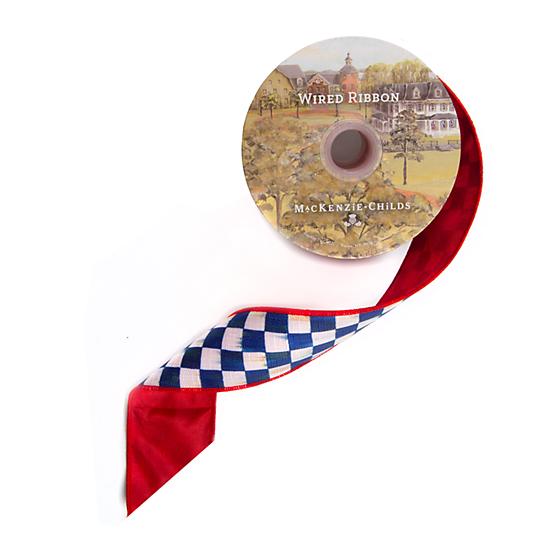 Royal Check 2* Ribbon - Red Back