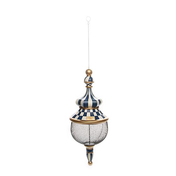 Royal Check Pendant Bird Feeder