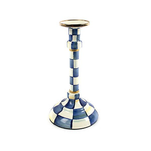 Royal Check Enamel Candlestick - Mighty