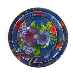Flower Market Salad/Dessert Plate - Lapis