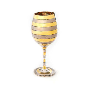 Golden Hour White Wine Glass