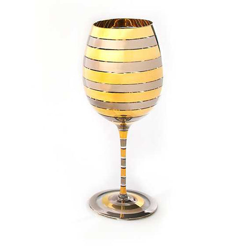Golden Hour Red Wine Glass