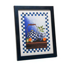 Cargar imagen en el visor de la galería, Royal Check Still Life Wall Art - Tea Kettle