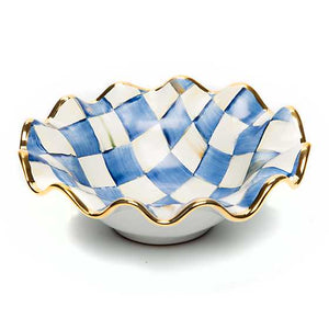 Royal Check Fluted Breakfast Bowl