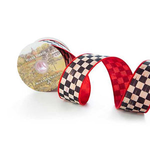 Courtly Check 2" Ribbon - Red