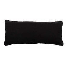 Cargar imagen en el visor de la galería, Jaipur Long Lumbar Pillow - Black