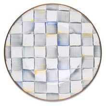 Cargar imagen en el visor de la galería, Sterling Check Enamel Dinner Plate