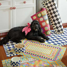 Cargar imagen en el visor de la galería, Royal Check Enamel Pet Dish - Medium